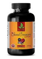 Herbal Blood Pressure Support - Blood Pressure Support 690 Mg - Dietary Supplements - Garlic Vitamins odorless - 1 Bottle 60 Capsules