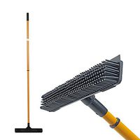 Rubber Wonderbroom: Multi-Purpose Telescopic Broom with Squeegee (1)