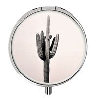 Pill Cases Metal,Custom Round Medecine Case Medecine Bottle Mini Travel Pill Vitamin Decorative Box Case Holder