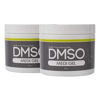 DMSO Dimethyl Sulfoxide"2 Jar Special" of 4oz DMSO Gel BPA Free Container 99.995% Non Diluted, No Odor Pharma Grade