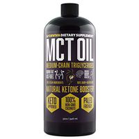Premium-Grade Organic MCT Oil from Non-GMO Coconuts. Unflavored Keto and Paleo Friendly Energy. Great with Coffee, Tea, Smoothies & Salad Dressings. Vegan Certified. Dairy & Gluten Free. 32 FL oz.