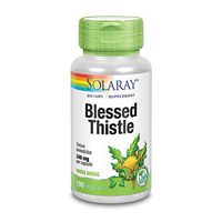 Solaray Blessed Thistle 340 mg | Healthy Appetite, Gastrointestinal & Breastfeeding Support | Non-GMO, Vegan & Lab Verified | 100 VegCaps