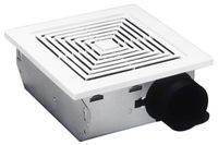 Broan-NuTone 688 Ceiling and Wall Ventilation Fan, 50 CFM 4.0 Sones, White Plastic Grille