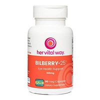 Bilberry-25 Eye Health Support, 100mg
