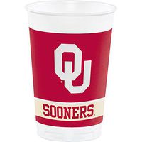 University of Oklahoma Plastic Cups, 24 ct