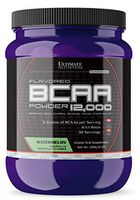 Ultimate Nutrition Flavored BCAA Powder - Caffeine Free with 3g Leucine 1.5g Valine 1.5g Isoleucine - Post Workout Amino Acid Supplement, Watermelon, 30 Servings
