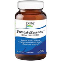 Pure Essence Labs Prostate Essence - Natural Prostate Health Herbal Supplement with Beta Sitosterol - 60 Capsules