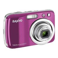 Sanyo VPC-S1414 14MP Digital Camera Pink