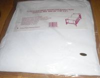 Duro-Med Washable Waterproof Contoured Plastic Mattress Protector for Allergen, Incontinence, White