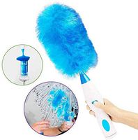 GYYlucky Galon Spin Duster 360 ° Hurricane Spin Duster Electric Chargable Cleaning Brush, Duster Brush The duster Electric 180 ° Bend Multifunctional Feather Dusters Electric Duster