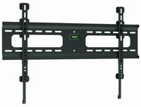 Ultra-Slim Black Flat/Fixed Wall Mount Bracket for Hitachi LE46S605 46" inch LED/LCD HDTV TV/Television - Low Profile