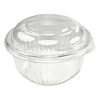 Dart C24BCD PresentaBowls Bowl/Lid Combo-Paks, 24 oz, Clear (Case of 126)