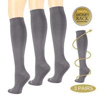 3/6pairs Compression Socks for Women&Men-Athletic Travel Nurse Pregnant Recovery