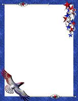 Red White & Blue Flying Eagle Stationery Printer Paper 26 Sheets