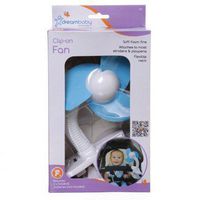 Dream Baby Stroller Fan, White/Blue - 2 Pack