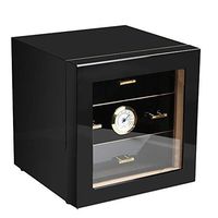 Zhongxingenggeng Cedar Wood Cigar Box Moisturizing Cigar Box Piano Paint Cigar Cabinet Sealed Large Capacity Three-Tier Cigar Box