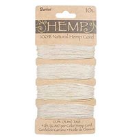 Paracord Planet DIY Gift Tag Supplies – Crafting Supplies for Gift Tags and Personalization – Multiple Tag and Tying Cord Options (Hemp Set - Naturals)