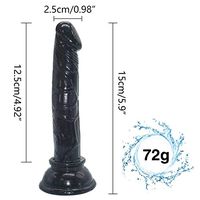 Beginner A'ňāl Hārńëśś Massager 5.9 Inch Realistic Pénis Real Feel Ultra-Soft Women Massager Wand Tools and Toys