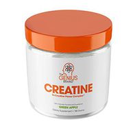 Genius Creatine Powder, Post Workout Supplement For Men and Women with Creapure Monohydrate, Hydrochloride Hcl MagnaPower and Carnosyn Beta-Alanine SR, Natural Lean Muscle Builder – Sour Apple, 188G