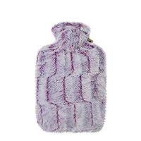 Hot Water Bag Hot Water Bottle with Lid and Large Capacity 1.8L Water Heater for Home and Outdoor (Color : Purple)