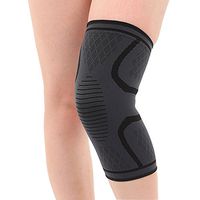 Knee Compression Sleeve Support for Running, Jogging, Sports, Joint Pain Relief, Arthritis and Injury Recovery-Single Wrap (M)