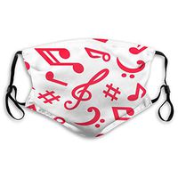 Mouth Masks for Dust Protection Face Mask Washable Earloop Mask Activated Carbon Filter Music