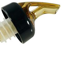 AmeriPour - Measured Pourer - Liquor Bottle Pourers -(3pk) Collared - Made 100% In The USA. Bar Spouts That Don't Leak - No Cracks, Just A Perfect Cocktail Pour Everytime. Great for Wine Too! (.75)