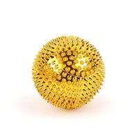 lecimo Yoga Massage Ball Gym Balls Spiky Trigger Point Therapy Stress Relief,Gold 3.2cm 01#