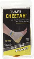 Tuli's Cheetah Heel Cup with Compression Ankle Support Sleeve, Foot Protection for Gymnasts and Dancers, Lightweight, Fitted Medium, Single