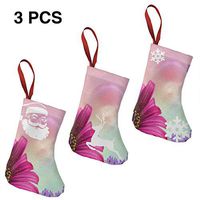 Christmas Stockings Suits Summer Tropical Pink Purple Flowers Hot for Funny Xmas Party