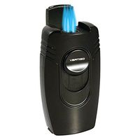 Vertigo Big Buddha Table Lighter Quad Torch Flame Black