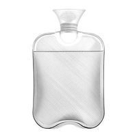 Ordinary Hot Water Bottl Commonly Used at Home Ribbed Surface On One Side Hot Water Bottle Premium Rubber for Cramps and Pain Relief with Covers Quick Pain Relief and Comfort