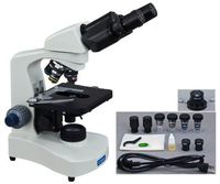OMAX 40X-2000X LED Binocular Compound Microscope with 30 Degree Siedentopf Viewing Head and Dry Darkfield Condenser