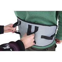 Gait Belt with 6 Caregiver Hand Grips, Durable Patient Lift Strap, Patient Ambulation Medical Assist Aid HYB59