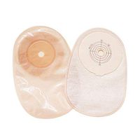 PIWYHOW Colostomy Ostomy Pouch, Ostomy Supplies with Measure Card, One Piece Drainable Pouches for Ileostomy Stoma Care, Pack of 10