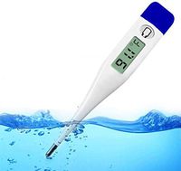 Digital Thermometer, Fever Thermometer for Babies, Children and Adults, Clinical Basic Body Temperature Thermometer with Accurate and Fast Readings for Oral, Armpit or Rectal Temperature (White)