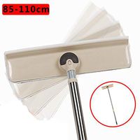 HUINING Telescopic Window Squeegee Cleaning Kit (33-43 Inches) Extendable Pole, 180° Squeegee Head,Microfiber Cloths Windows Cleaner Tools for House, Mirror, Shower, Car