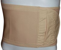 Safe n' Simple Unisex Ostomy Hernia Support Belt, Stoma Hernia Belt, 10.25", Beige, Large