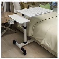 Hospital Adjustable Tilt Overbed Bedside Table With Wheels For Hospital And Home Use (Color : 1)