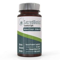 Organic Probiotics - SacredBiotics Natural Probiotic Supplement, 30 Billion CFUs, Probiotics for Women, Probiotics for Men, Prebiotic and Turmeric, Optimized for Immune Recovery and Digestive Health