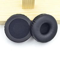 Replacement 55mm Protein Leatherette Cushion Ear Pads Seals Pillows for Headphones Quality