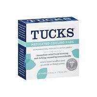 Tucks Medicated Cooling Pads, 40 Pads (Pack of 6)
