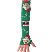 Christmas Elves Naughty And Nice UV Protection, Compression & Cooling Arm Sleeves For Cycling/Golf/Basketball/ Other Sports