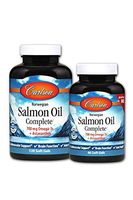 Carlson - Salmon Oil Complete, 700 mg Omega-3s + Astaxanthin, Norwegian, Heart, Brain & Joint Health, 120+60 Softgels