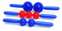 Inflatable Spikey Nodule Massage Ball (8.5 in. Dia. - Blue)