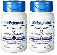 Life Extension FLORASSIST® GI with Phage Technology, 30 (Pack of 2)