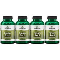 Swanson Ginger Root 540 mg 100 Caps 4 Pack