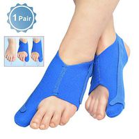 Bunion Corrector Big Toe Splint Brace Toe Straighteners Separator Day and Night Relief for Bunion Pain Hallux Valgus, Overlapping Toe, Turf Toe,Blue