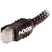 NX-CAT6A-3 3' Ultra High Speed Double-Shielded Cat6A Ethernet Cable with Braided Nylon Sheath