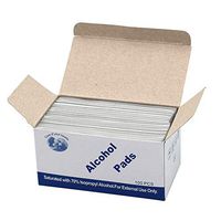 GagetElec Wet Wipes,Box of 100 Alcohol Prep Pad Sterile,6cmX6cm Small Hand Moist Wipes, Fresh Scent Clean Hand Health Care(2Pack)